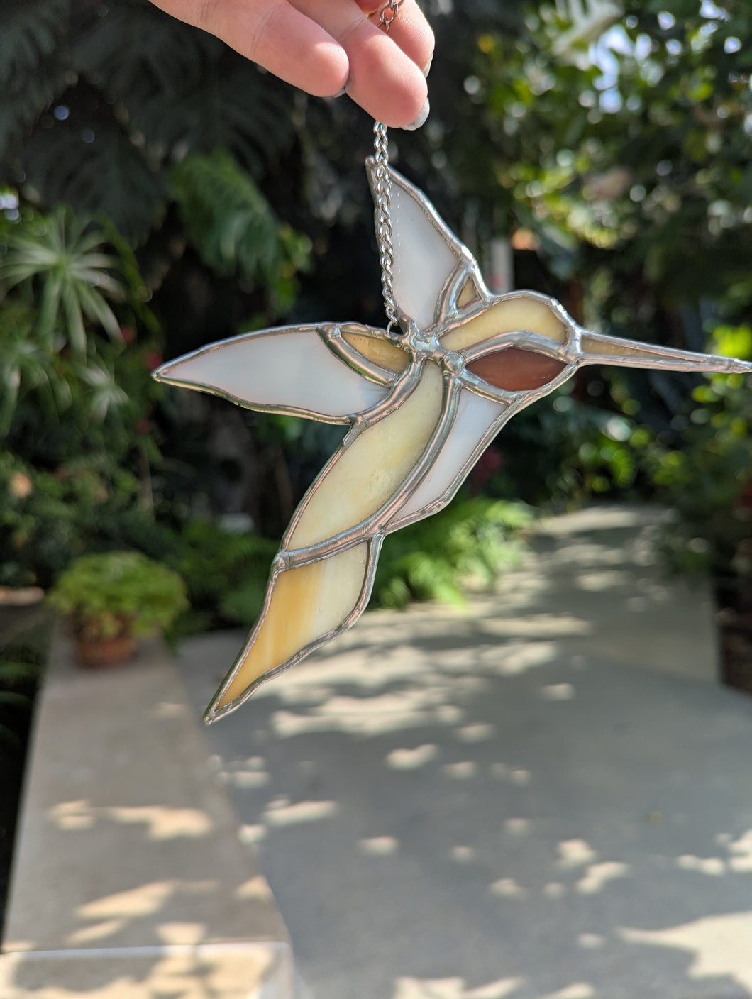 Stained Glass Hummingbird