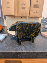 Load image into Gallery viewer, Wooden Sheep Statue
