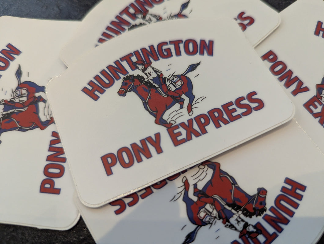Huntington Pony Express Sticker