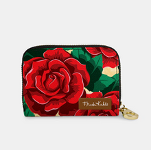 Load image into Gallery viewer, Frida Kahlo – Rose Zipper Wallet
