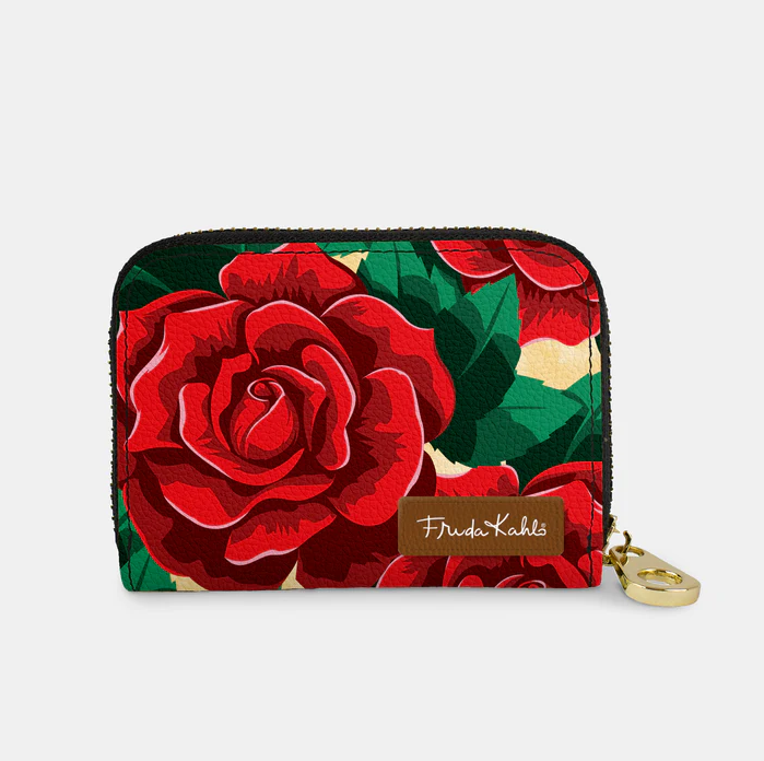 Frida Kahlo – Rose Zipper Wallet