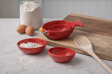 Load image into Gallery viewer, Ganz Cardinal Nested Measuring Cups 4 Piece Stoneware Set
