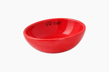 Load image into Gallery viewer, Ganz Cardinal Nested Measuring Cups 4 Piece Stoneware Set
