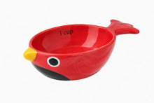 Load image into Gallery viewer, Ganz Cardinal Nested Measuring Cups 4 Piece Stoneware Set
