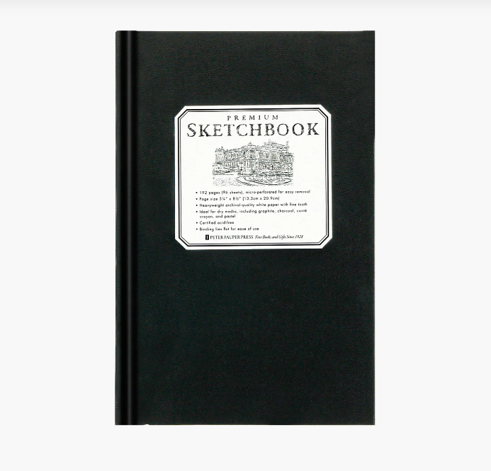 Small Black Premium Sketchbook