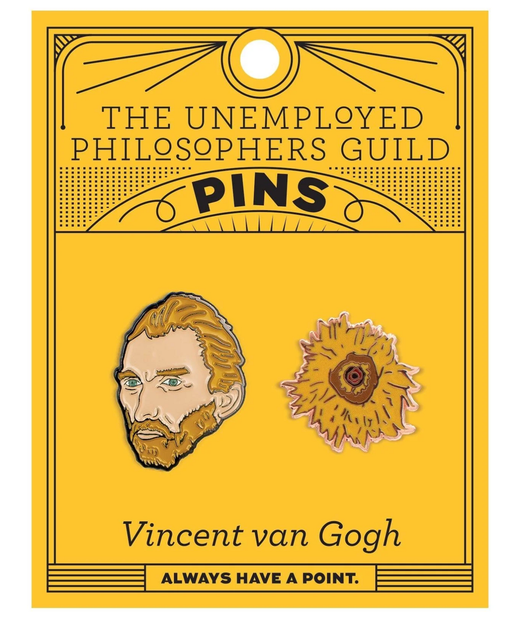 Van Gogh Enamel Pin Set.