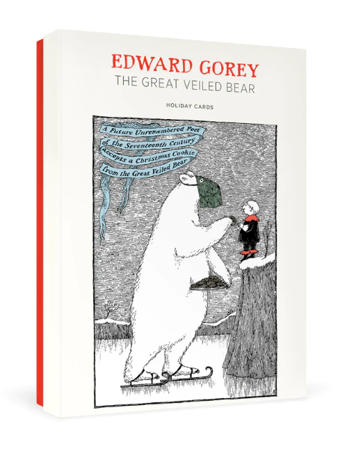Edward Gorey: The Great Veiled Bear Holiday Cards
