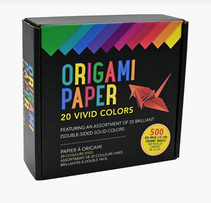 Origami Paper 20 Vivid Colors (500 Sheets)