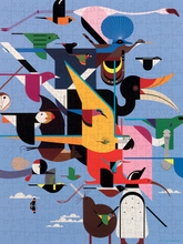 Load image into Gallery viewer, Charley Harper: Wings of the World 300-piece Jigsaw Puzzle
