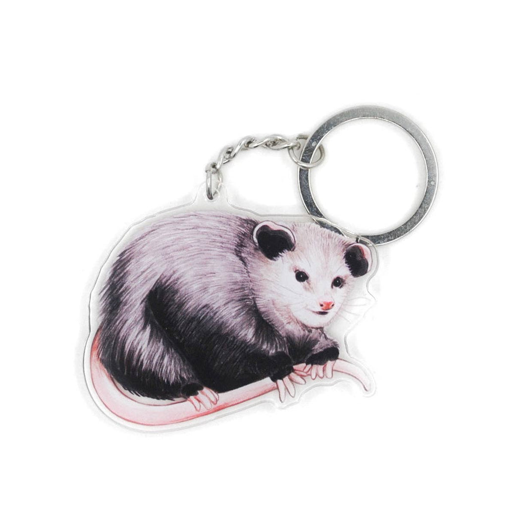 Randall the Opossum Double-Sided Acrylic Keychain