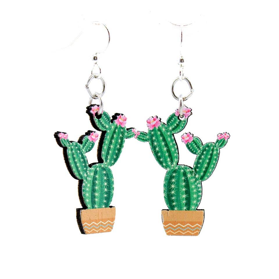 Flowering Cactus Earrings