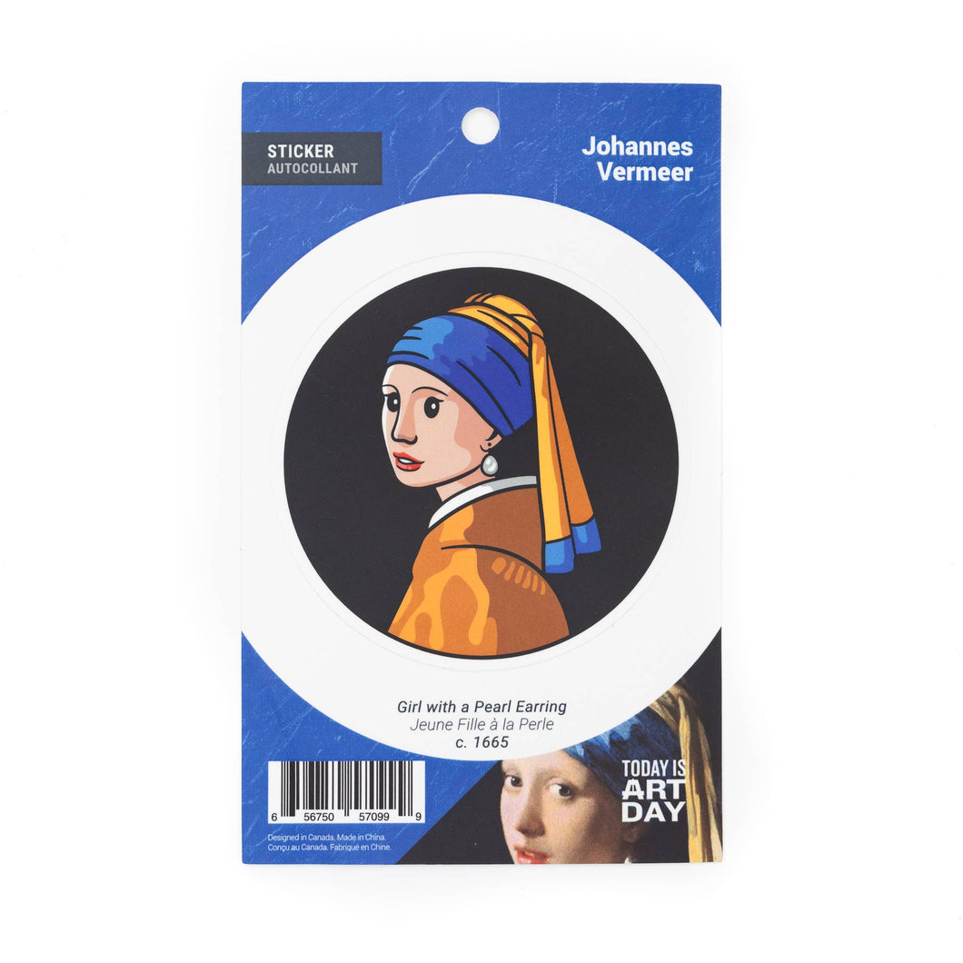 Sticker - Girl with Pearl Earring - Vermeer