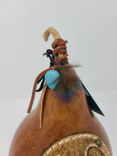 Load image into Gallery viewer, Gourd with Turquoise Bead
