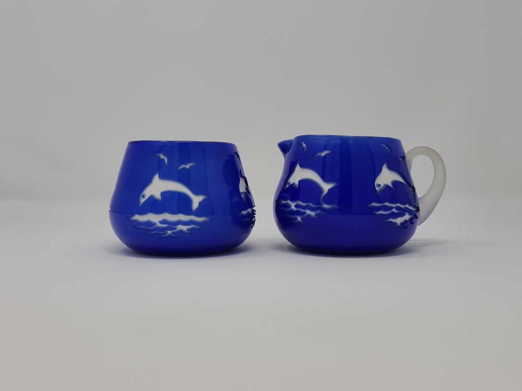 Kelsey murphy cream&sugar (dolphin)