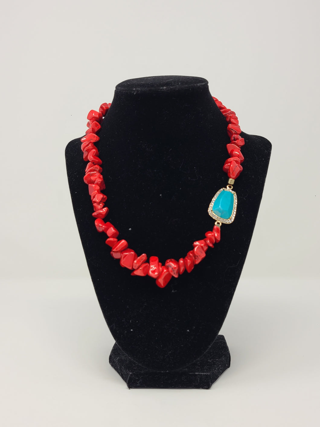 Red & Turquoise Necklace