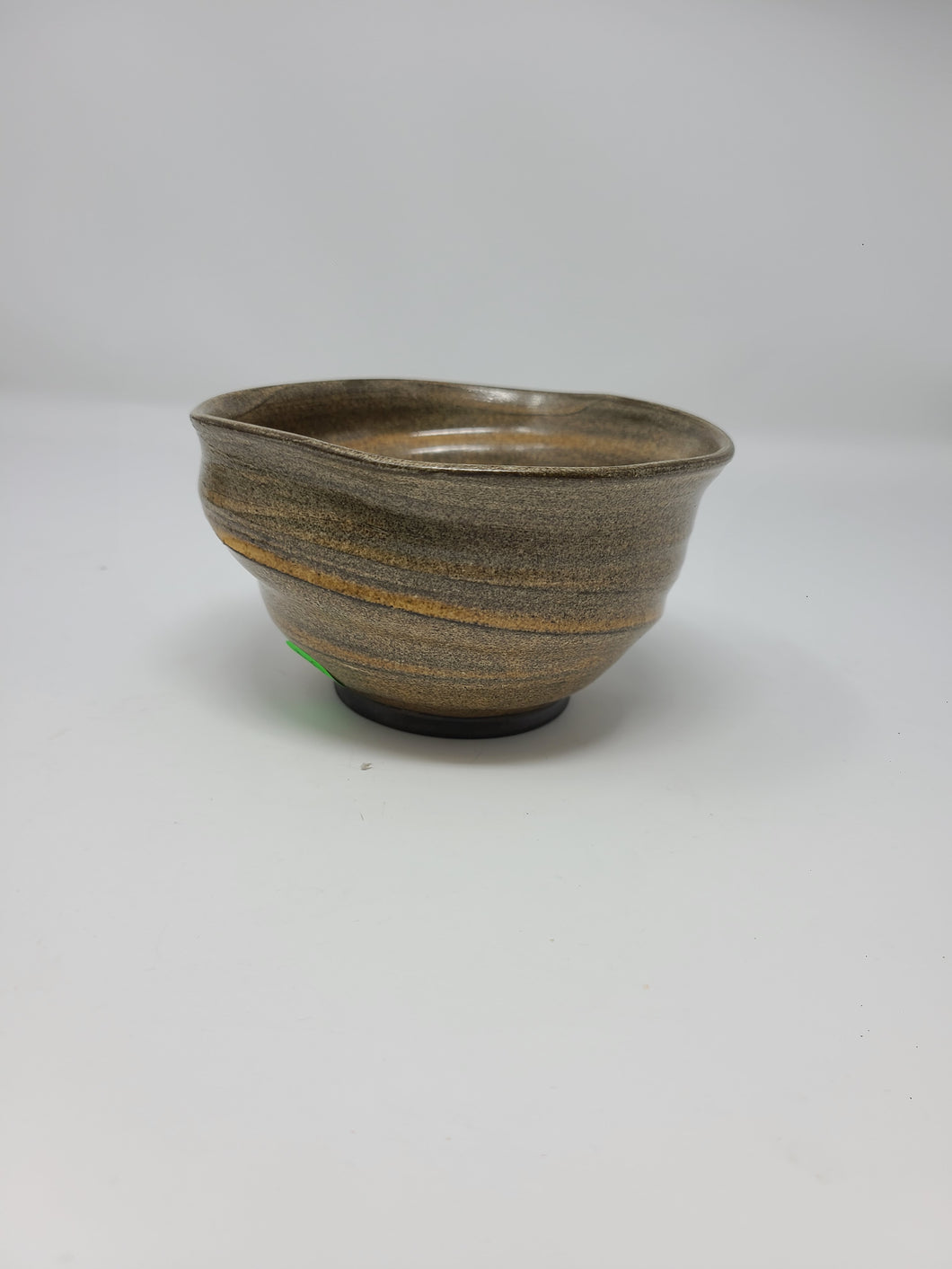 Dark Brown Stoneware Bowl with Satin Butter Glaze II