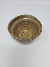 Load image into Gallery viewer, Dark Brown Stoneware Bowl with Satin Butter Glaze II
