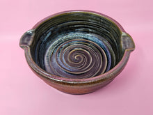 Load image into Gallery viewer, Salt Fired Stoneware Baker with Blue Gray Interior

