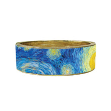 Load image into Gallery viewer, Cuff Bracelet - van Gogh &quot;Starry Night&quot;
