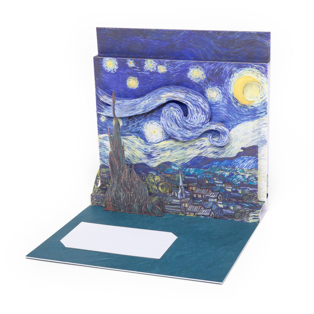 Starry Night - Van Gogh - Pop-Up Card