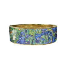 Load image into Gallery viewer, Cuff Bracelet - van Gogh &quot;Irises&quot;

