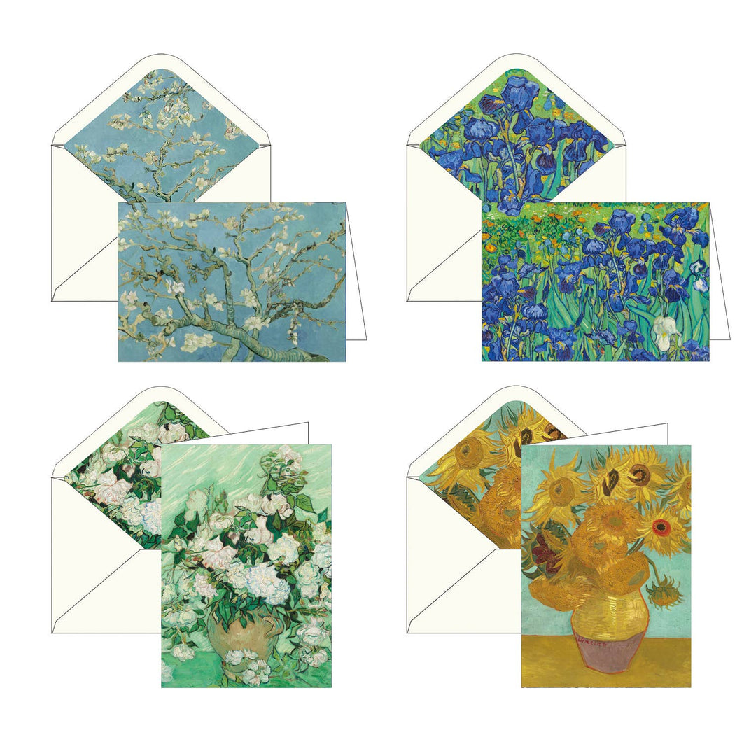 Notecards - van Gogh Flowers - Box of 16 Cards & Envelopes