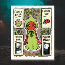 Load image into Gallery viewer, Flatwoods Monster Funny Art Print - 8x10
