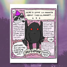 Load image into Gallery viewer, Lil Mothman Art Print - 8x10
