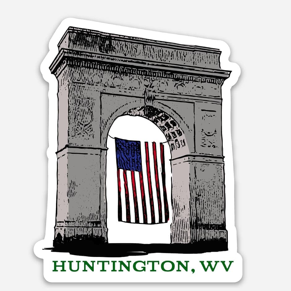 Huntington Arch Sticker