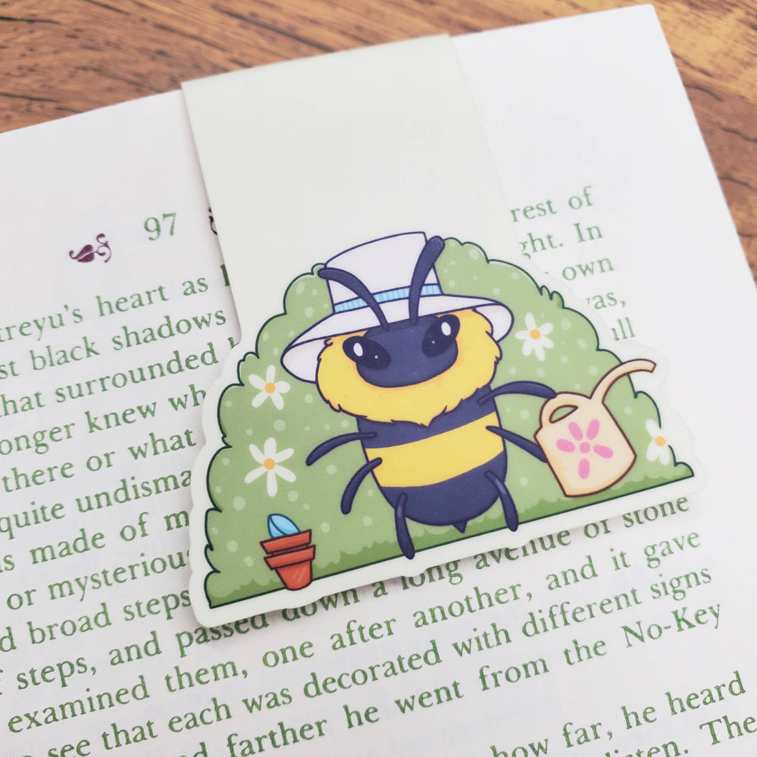 Gardening Bee Magnetic Bookmark