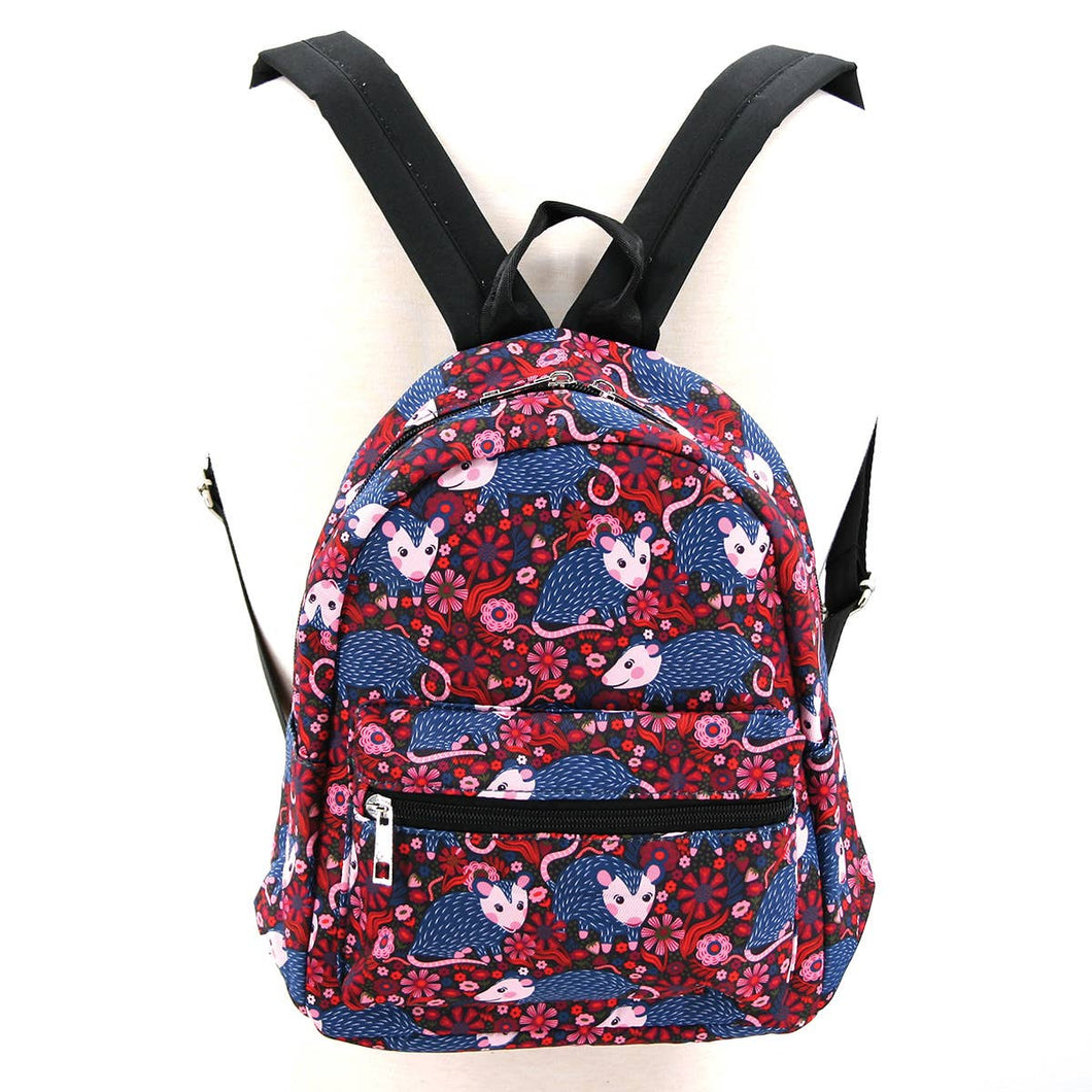 Possum Floral Mini Backpack