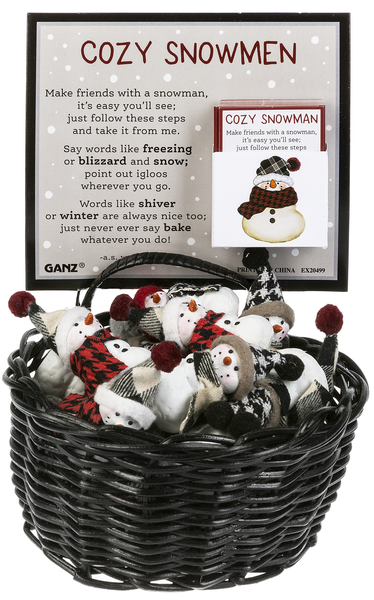 Cozy Snowman Charms