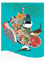 Load image into Gallery viewer, Charley Harper: Birds Holiday Card Assortment
