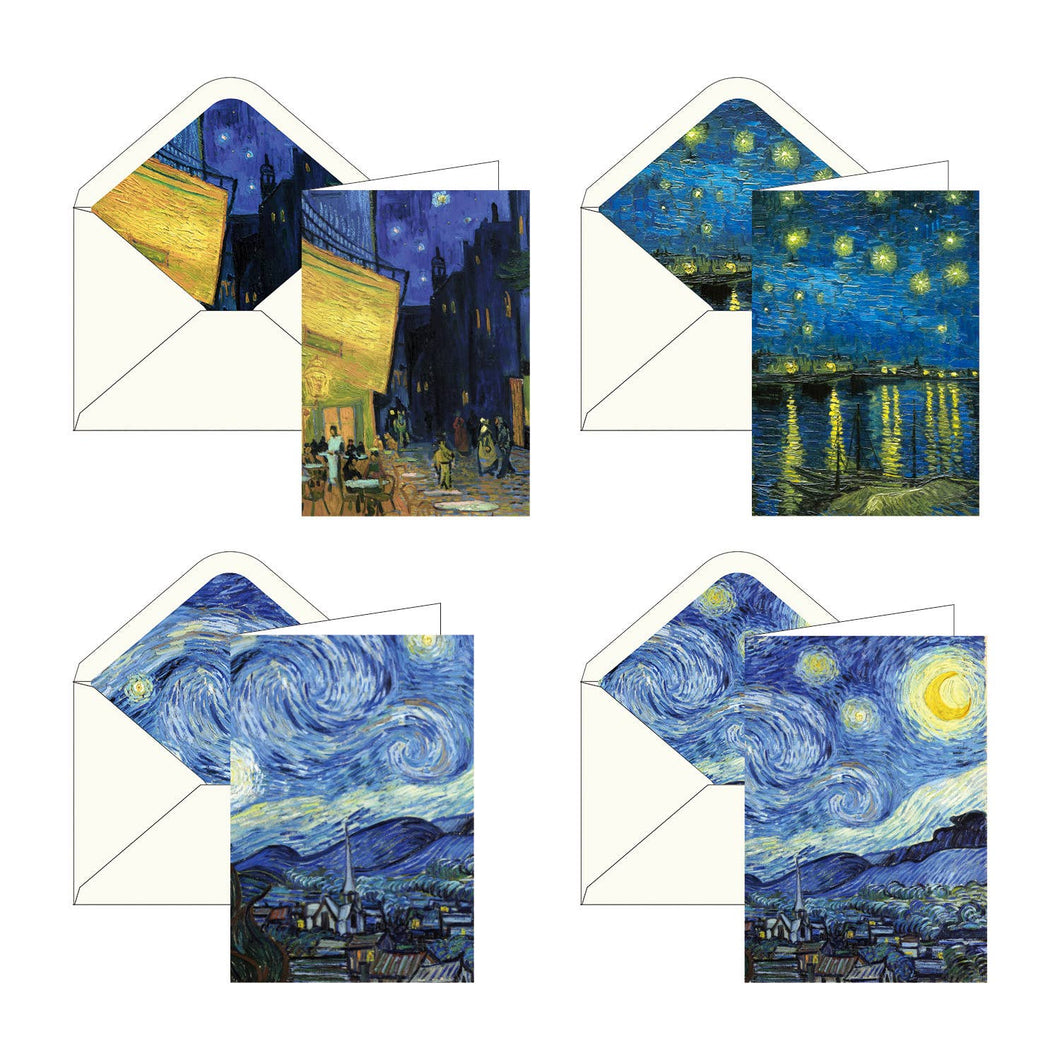 Notecards - van Gogh At Night - Box of 16 Cards & Envelopes