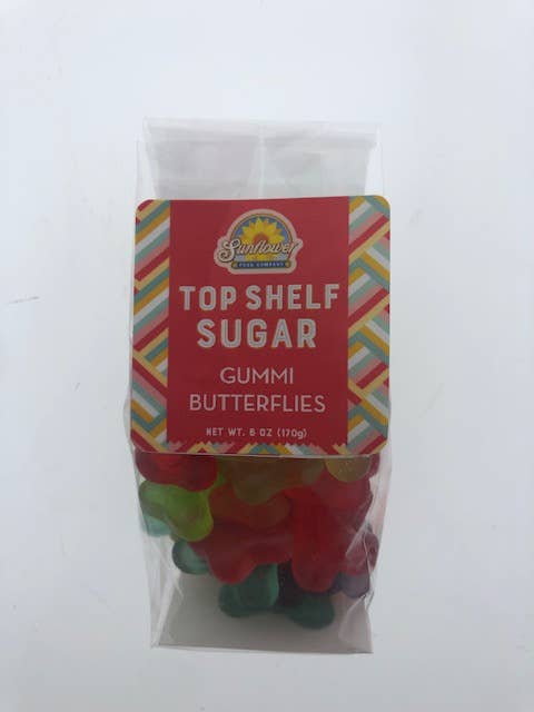 Pocketsnak-Gummi Butterflies 6 oz. bag