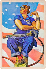 Load image into Gallery viewer, ROSIE THE RIVETER Rockwell Wood Postcard
