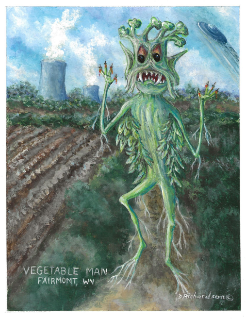 Vegetable Man Art Print