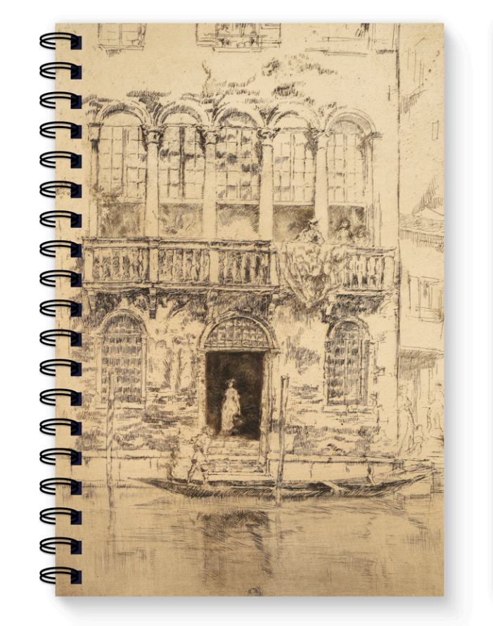 The Balcony by James Abbott McNeil Whistler - Daywood Collection Notebook