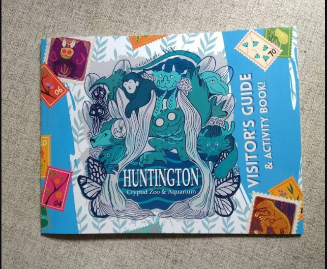 Huntington Cryptid Zoo & Aquarium Coloring Book